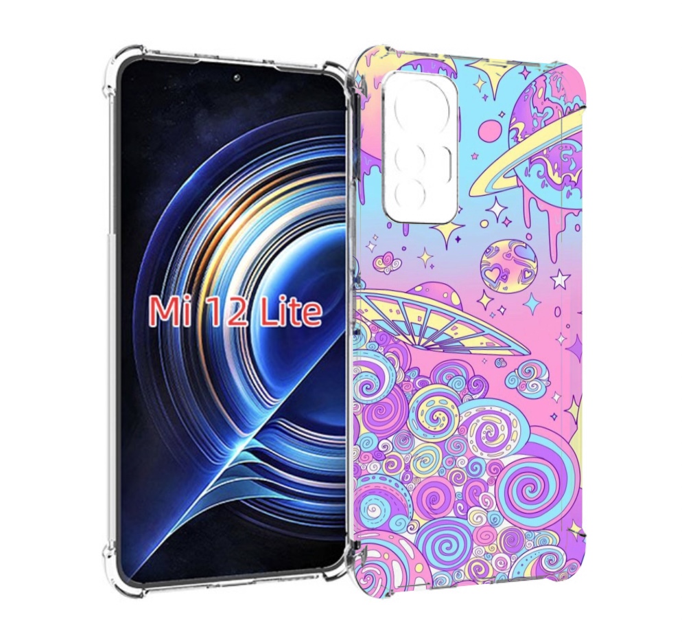 

Чехол MyPads ванильные планеты для Xiaomi 12 Lite, Прозрачный, Tocco