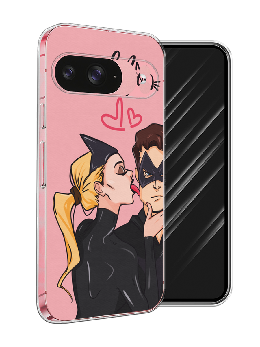 

Чехол Awog на Google Pixel 9 "Kiss of Cat Woman", Розовый;черный;бежевый, 271950-1