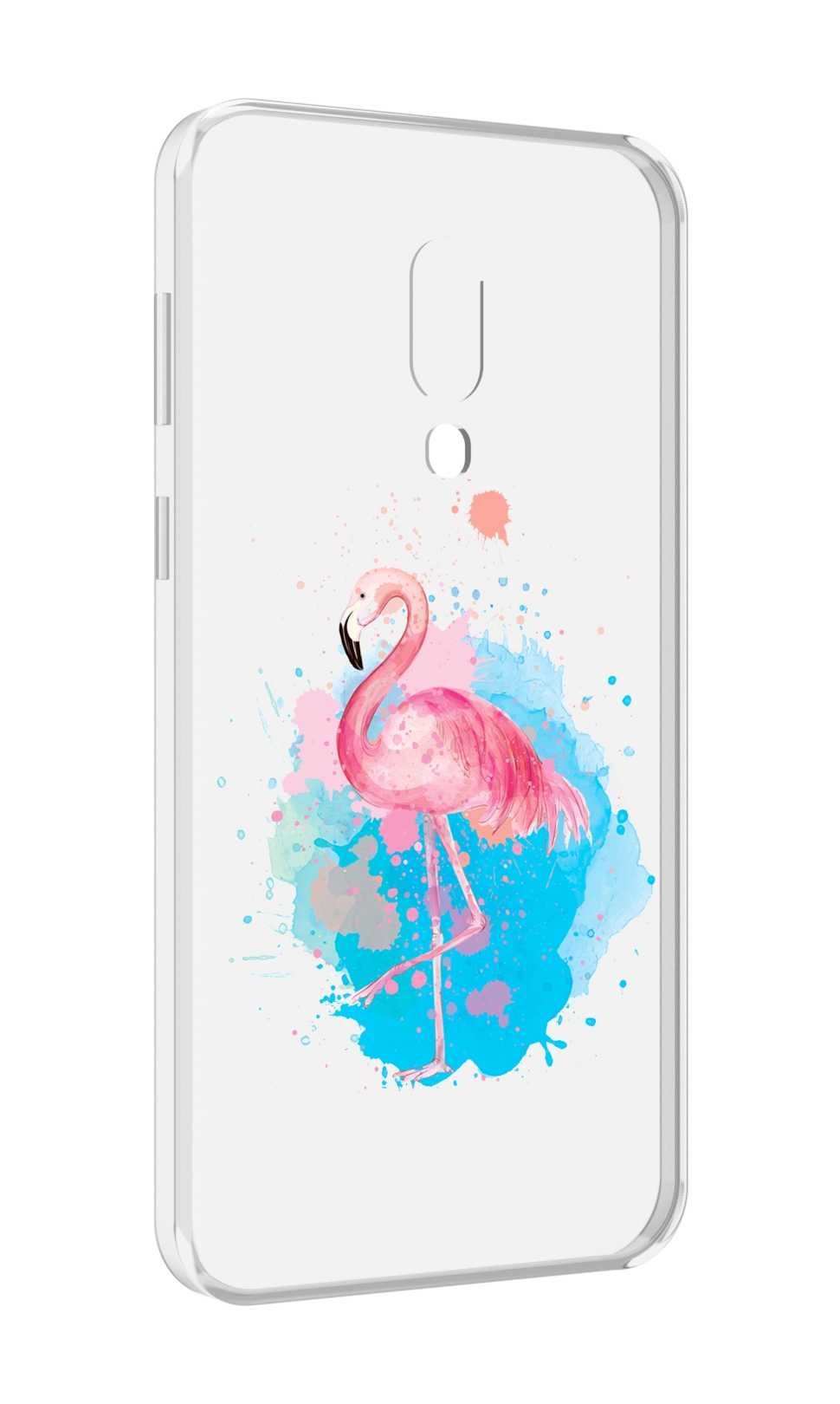 

Чехол MyPads акварельное-фламинго для Meizu 16 Plus / 16th Plus, Прозрачный, Tocco