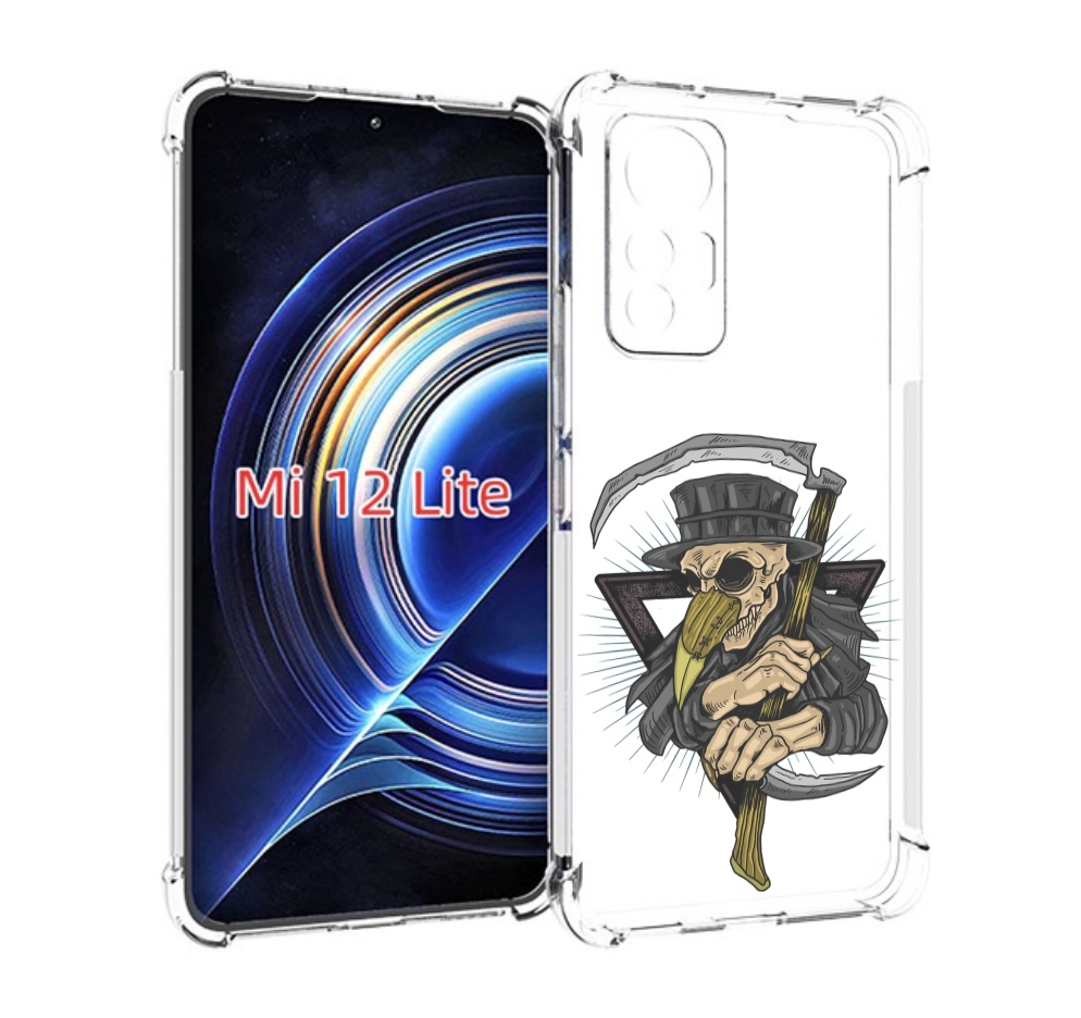 

Чехол MyPads борец-с-чумой для Xiaomi 12 Lite, Прозрачный, Tocco