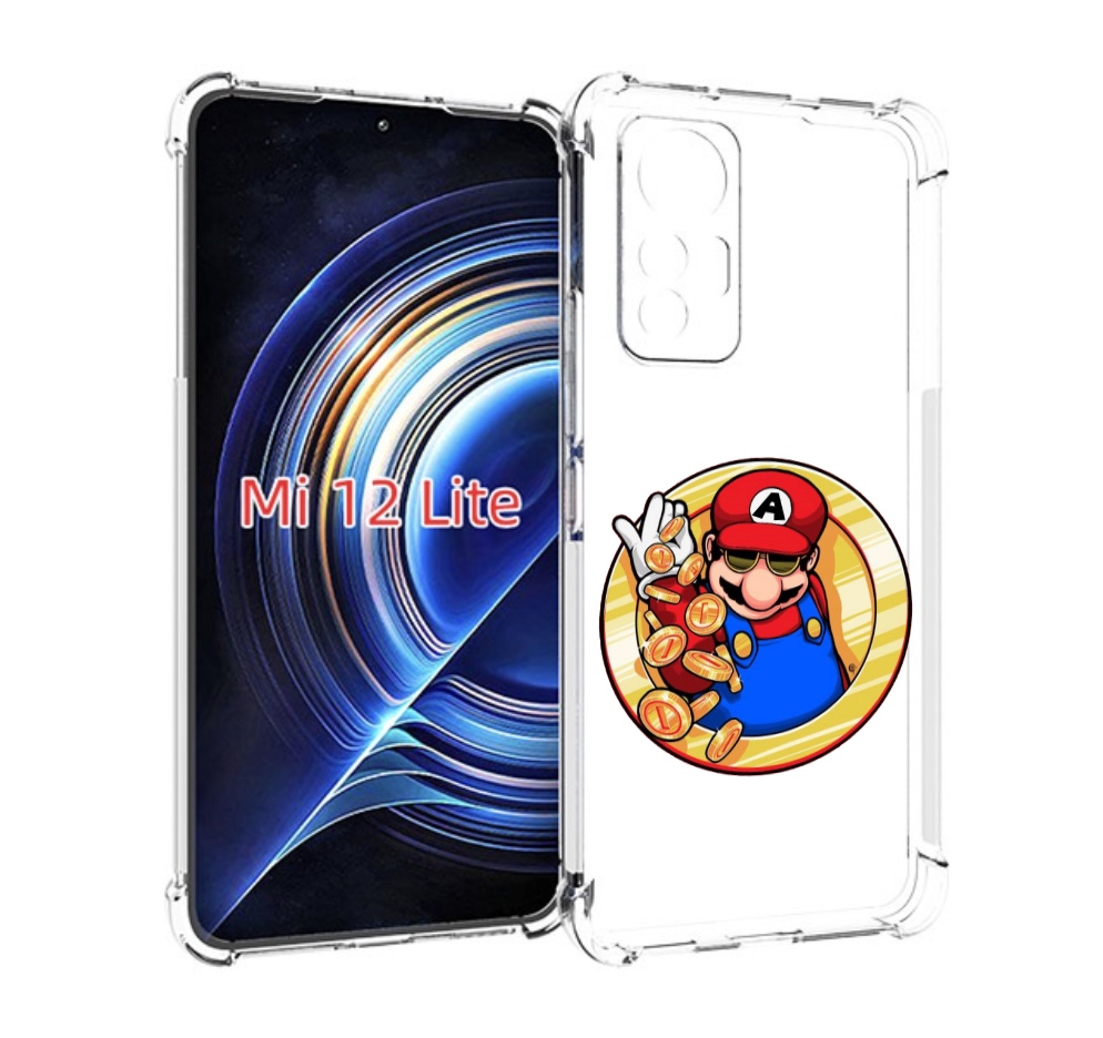 

Чехол MyPads богатый марио для Xiaomi 12 Lite, Прозрачный, Tocco