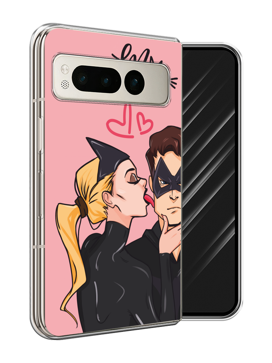 

Чехол Awog на Google Pixel Fold "Kiss of Cat Woman", Розовый;черный;бежевый, 271850-1