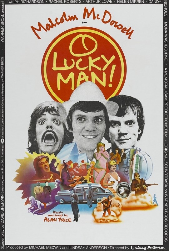 

Постер к фильму "О, счастливчик" (O Lucky Man!) Оригинальный 68,6x101,6 см