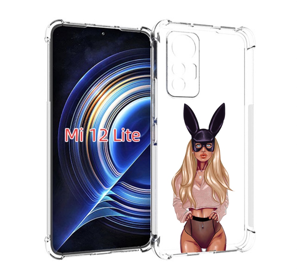 

Чехол MyPads блондинка-с-ушками женский для Xiaomi 12 Lite, Прозрачный, Tocco