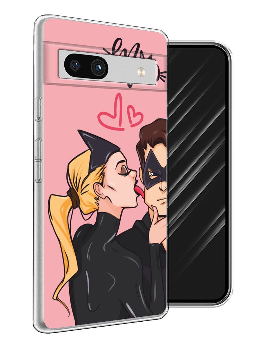 

Чехол Awog на Google Pixel 7A "Kiss of Cat Woman", Розовый;черный;бежевый, 271450-1