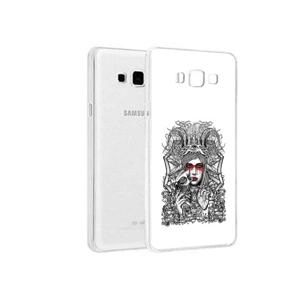 

Чехол MyPads Tocco для Samsung Galaxy A8 грусная девушка, Прозрачный, Tocco