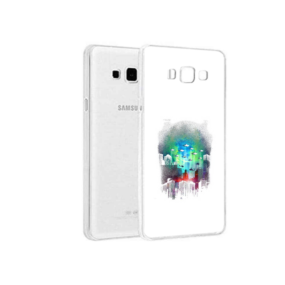 Чехол MyPads Tocco для Samsung Galaxy A8 город в свечении