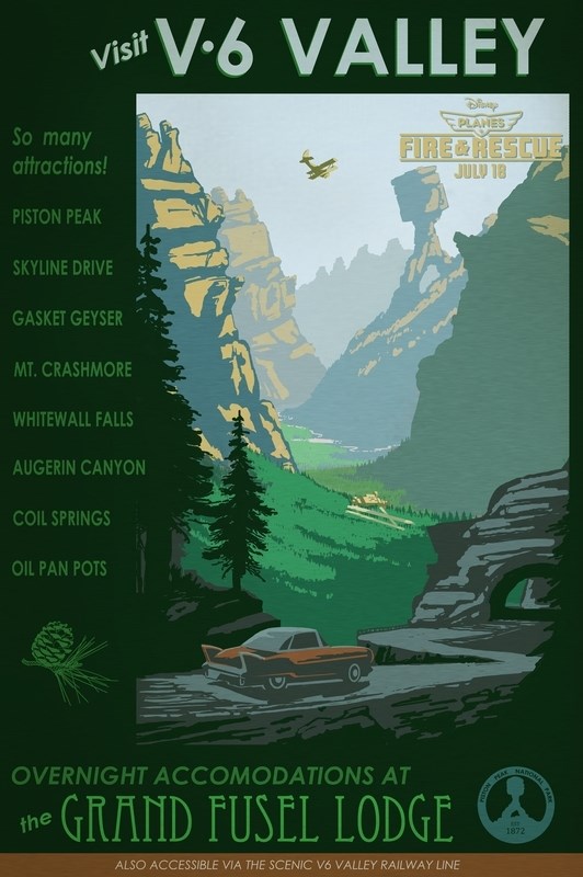 

Постер к мультфильму "Самолеты: Огонь и вода" (Planes Fire and Rescue) A2