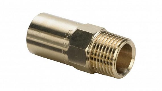 

Viega бронзовое соединение-вставка с наружной резьбой 18xR3/4" Sanpress, Коричневый