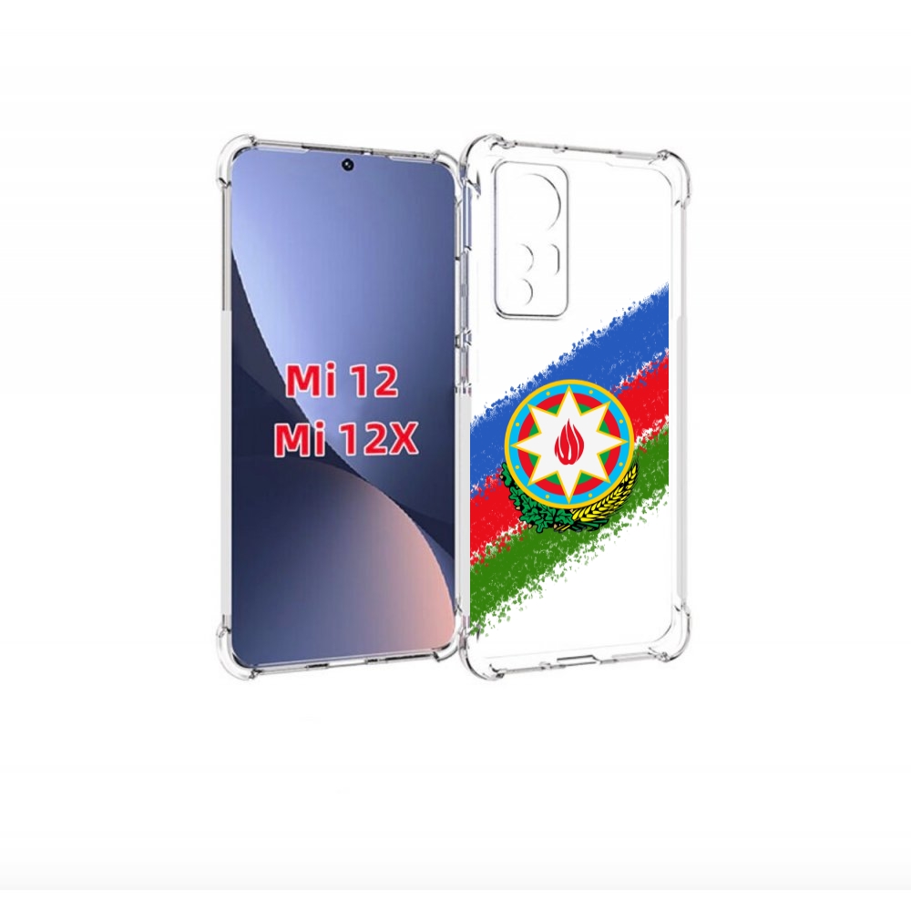 

Чехол бампер MyPads герб флаг Азербайджана для Xiaomi 12., Прозрачный, Tocco