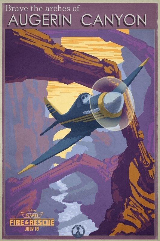 

Постер к мультфильму "Самолеты: Огонь и вода" (Planes Fire and Rescue) 50x70 см