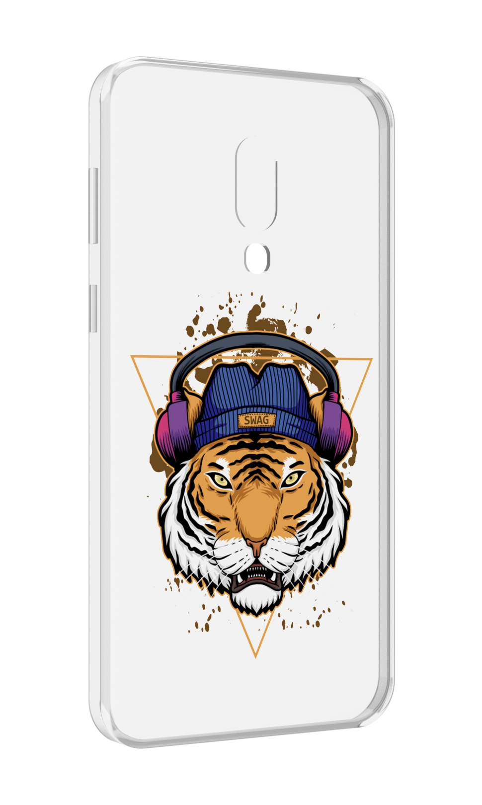 

Чехол MyPads Тигр-Свэг для Meizu 16 Plus / 16th Plus, Прозрачный, Tocco
