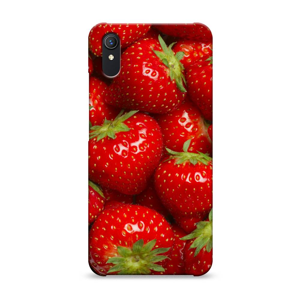 

Пластиковый чехол "Клубника" на Vivo Y1s, 263220-7
