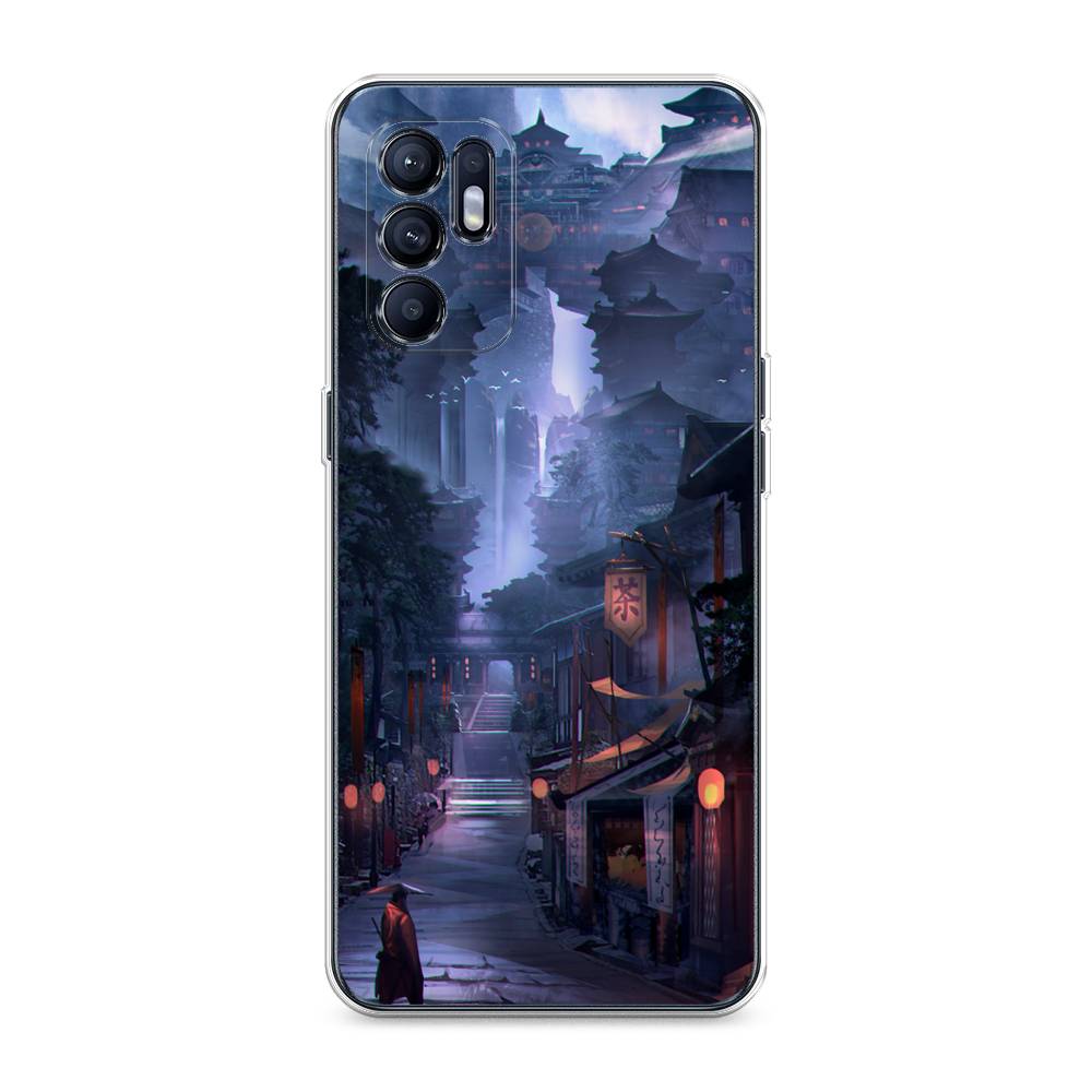 

Чехол Awog на Oppo Reno 6 4G "Одинокий самурай", Разноцветный, 257850-10