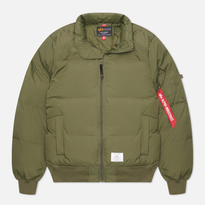 фото Пуховик мужской alpha industries ujm51500c1-301 зеленый xl