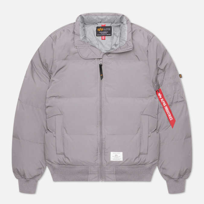 фото Пуховик мужской alpha industries ujm51500c1-022 серый xl