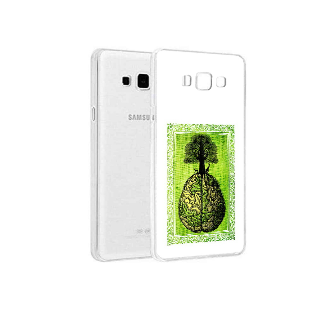 

Чехол MyPads Tocco для Samsung Galaxy A8 абстракция здоровый мозг, Прозрачный, Tocco
