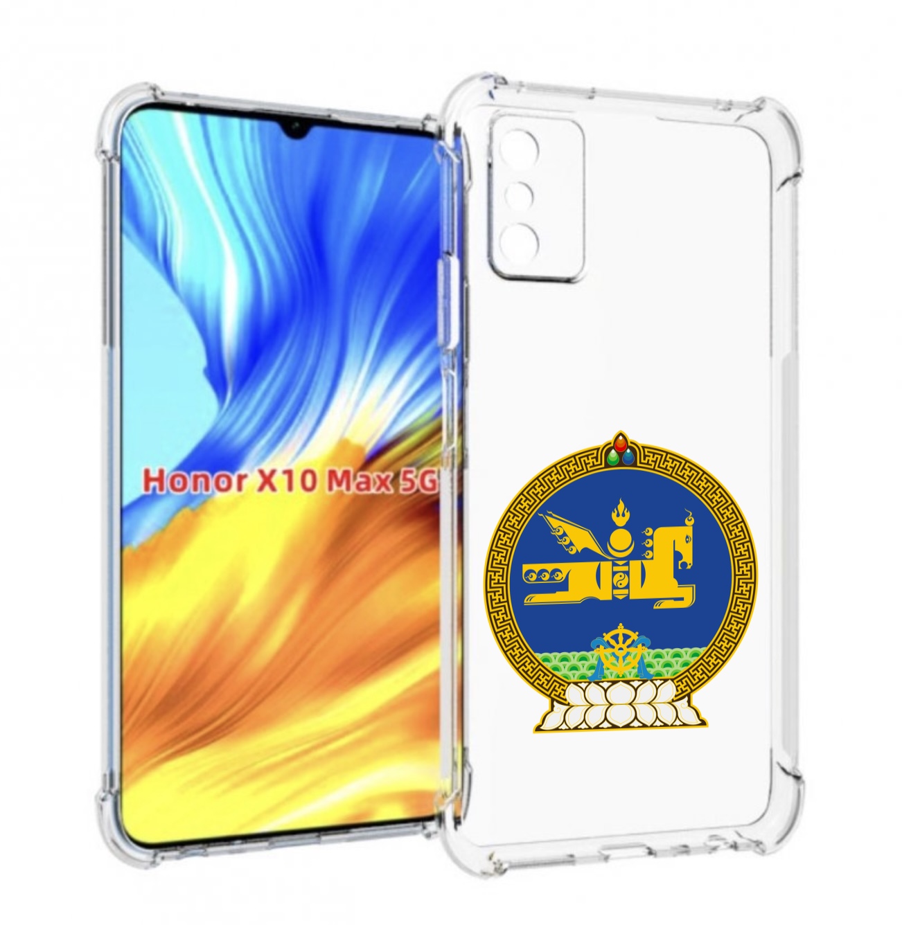 

Чехол MyPads герб-монголия для Honor X10 Max, Прозрачный, Tocco