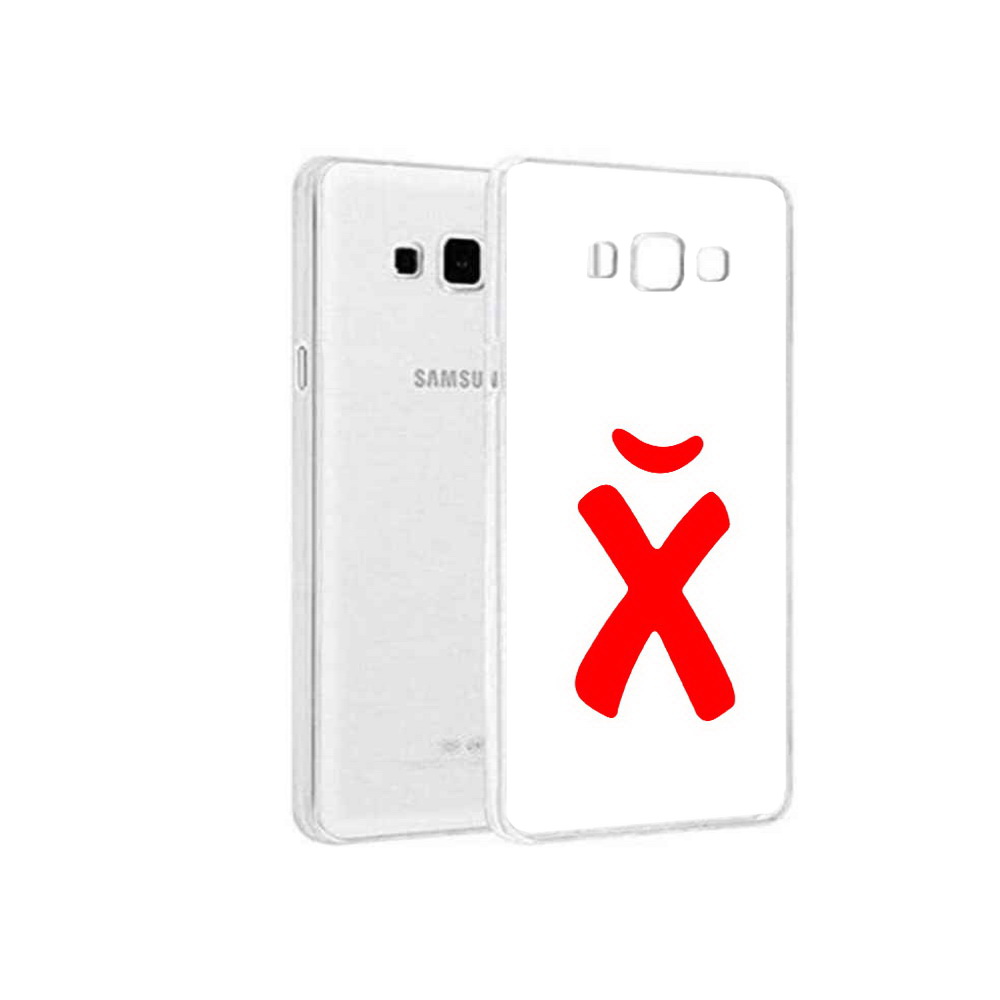 

Чехол MyPads Tocco для Samsung Galaxy A8 абстракция буква х, Прозрачный, Tocco