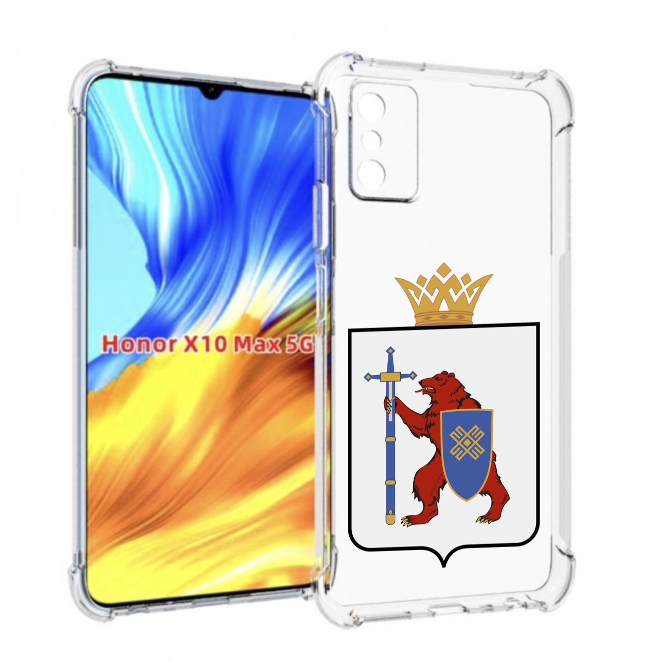 

Чехол MyPads герб-марии-эл-иошкар-ола для Honor X10 Max, Прозрачный, Tocco