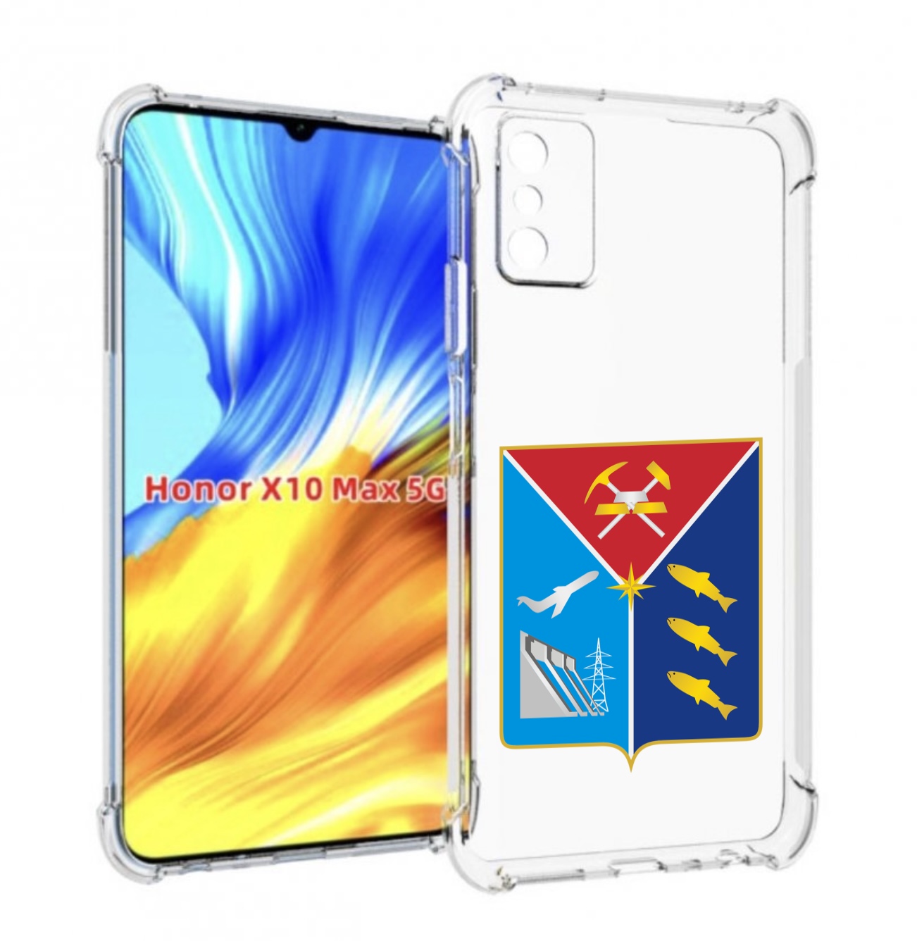 

Чехол MyPads герб-магаданская-область для Honor X10 Max, Прозрачный, Tocco