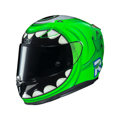 

ШЛЕМ HJC RPHA 11 DISNEY MIKE WAZOWSKI MC4 (Зелено-черный, XL)