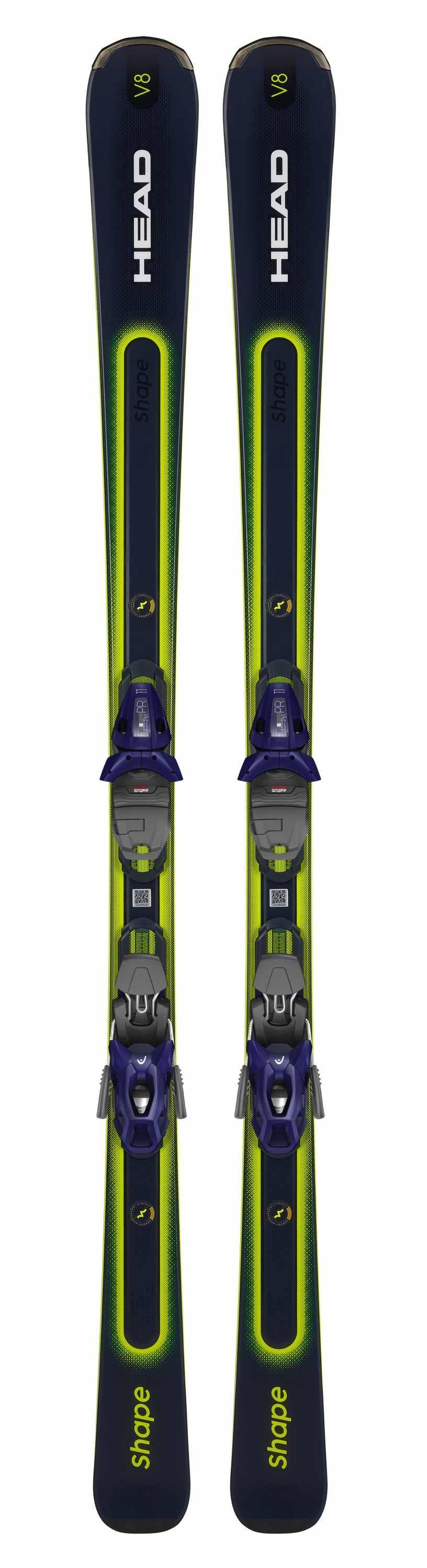 

Горные Лыжи Head 2022-23 Shape E-V8 Sw Amt-Pr+Pr 11 Gw Br 85 Black-Yellow (См:170), Shape E-V8 Sw Amt-Pr+Pr 11 Gw Br 85