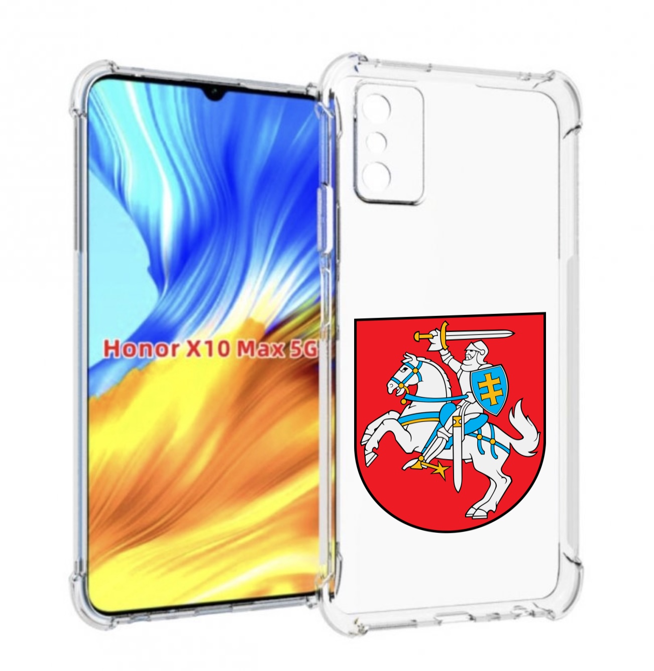 

Чехол MyPads герб-литва для Honor X10 Max, Прозрачный, Tocco