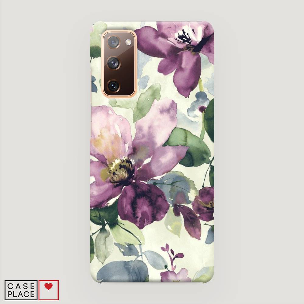 

Пластиковый чехол "Сиреневые цветы-акварель" на Samsung Galaxy S20 FE, 2101320-7