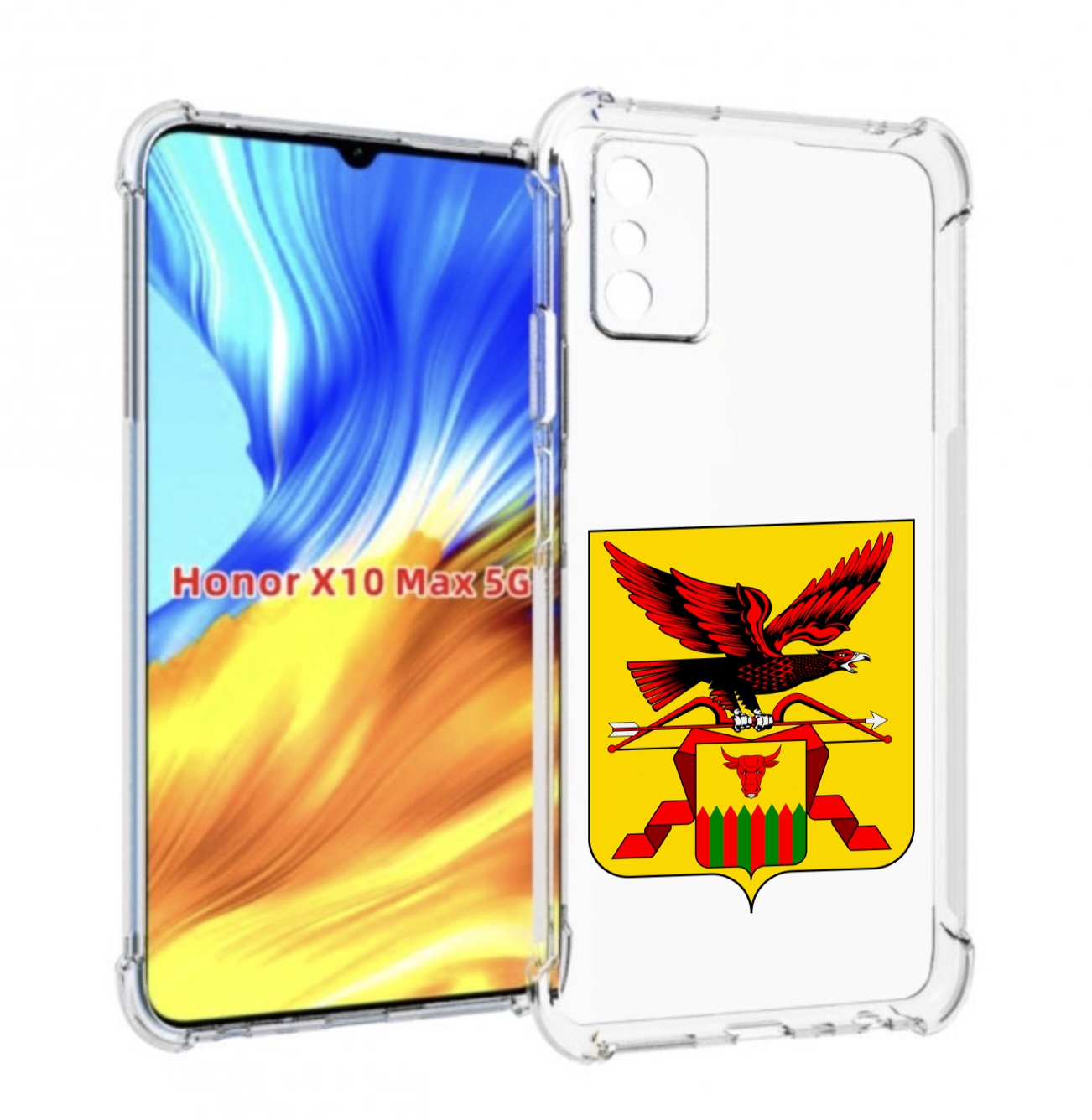 

Чехол MyPads герб-забаикальскии-краи для Honor X10 Max, Прозрачный, Tocco