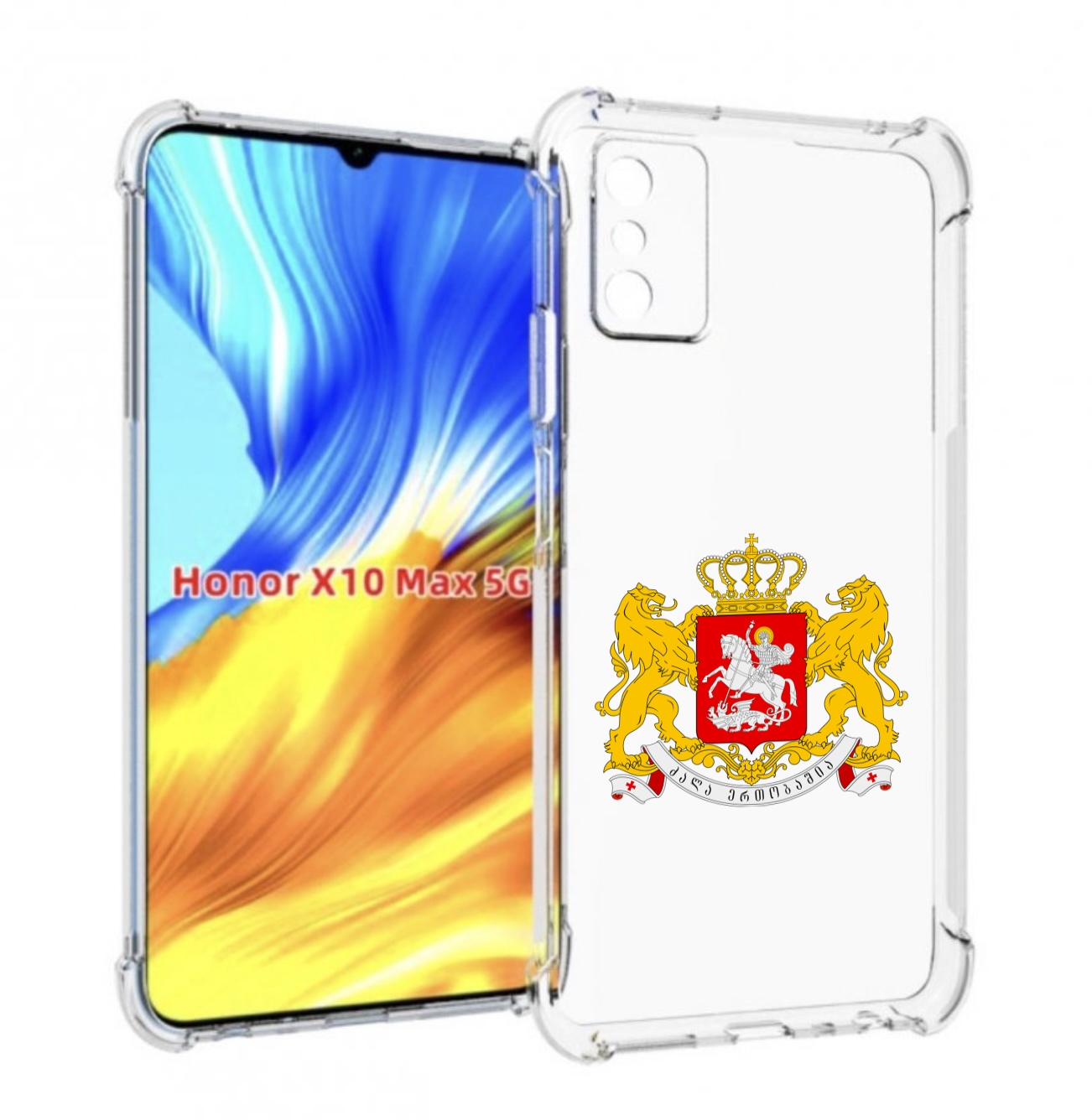 фото Чехол mypads герб-грузии для honor x10 max