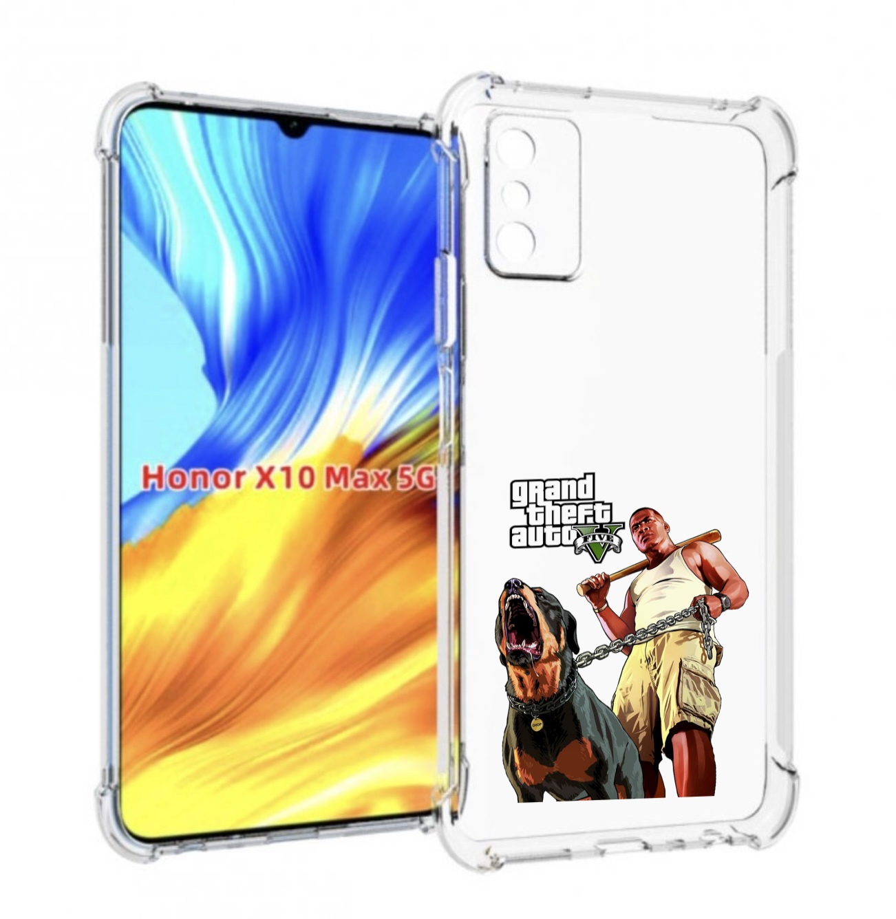 

Чехол MyPads GTA грозная собака для Honor X10 Max, Прозрачный, Tocco