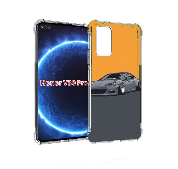 

Чехол бампер MyPads Спорт-кар для Honor V30 Pro, Прозрачный, Tocco