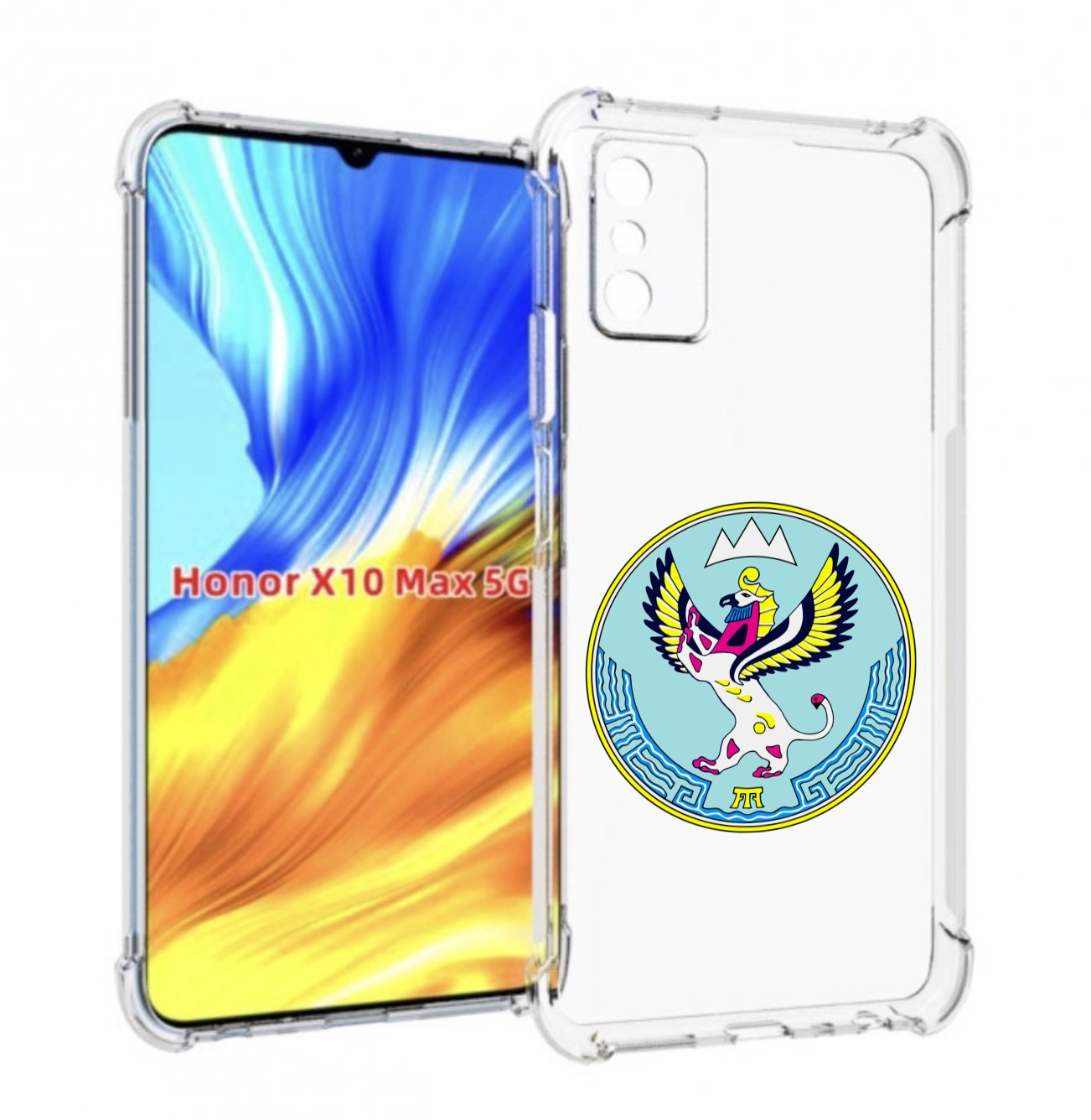 

Чехол MyPads герб-алтаискии-краи для Honor X10 Max, Прозрачный, Tocco