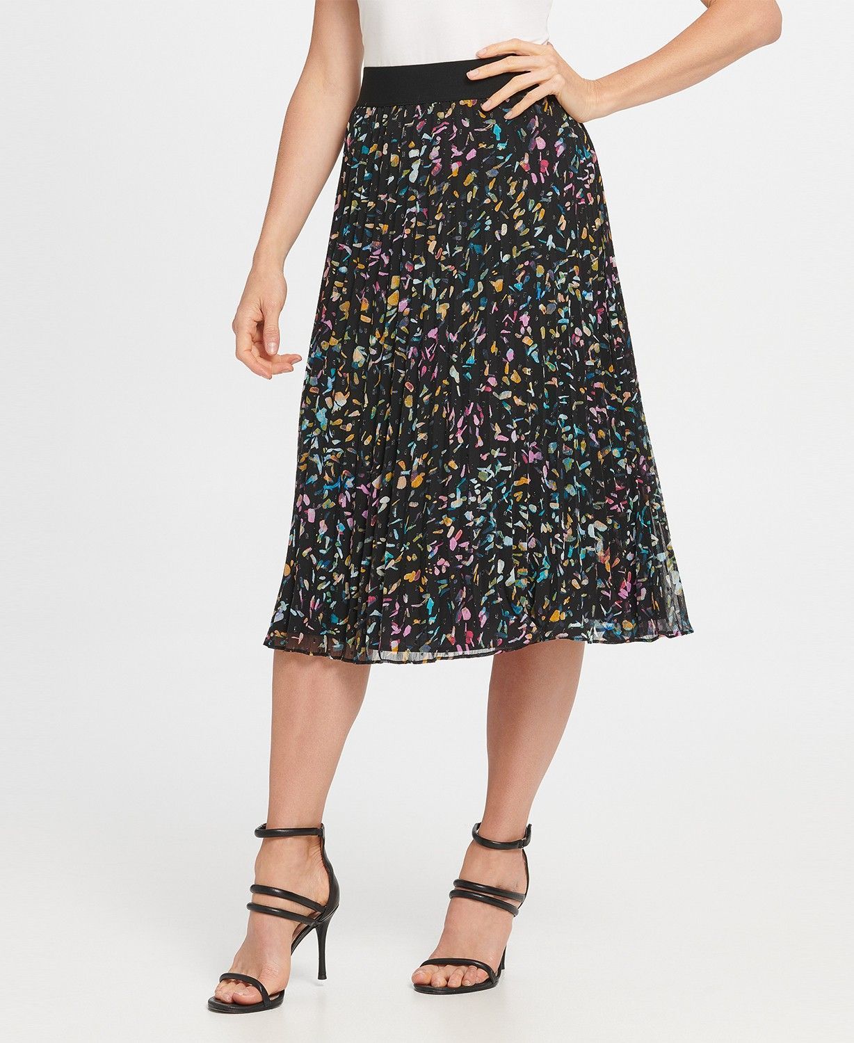 

Юбка женская DKNY P9KNKCVM/VFK разноцветная L, P9KNKCVM/VFK