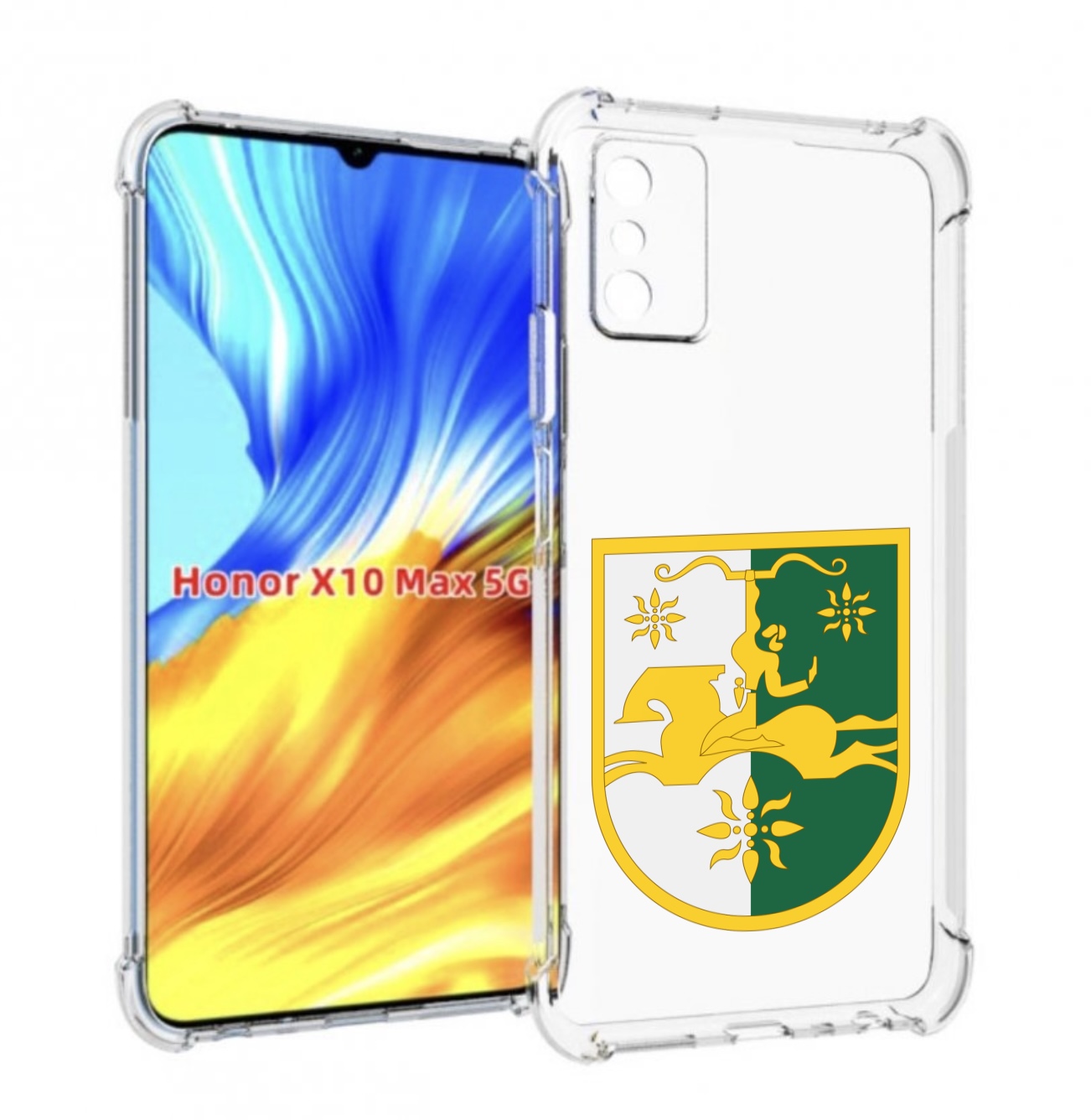 

Чехол MyPads герб-абхазии для Honor X10 Max, Прозрачный, Tocco