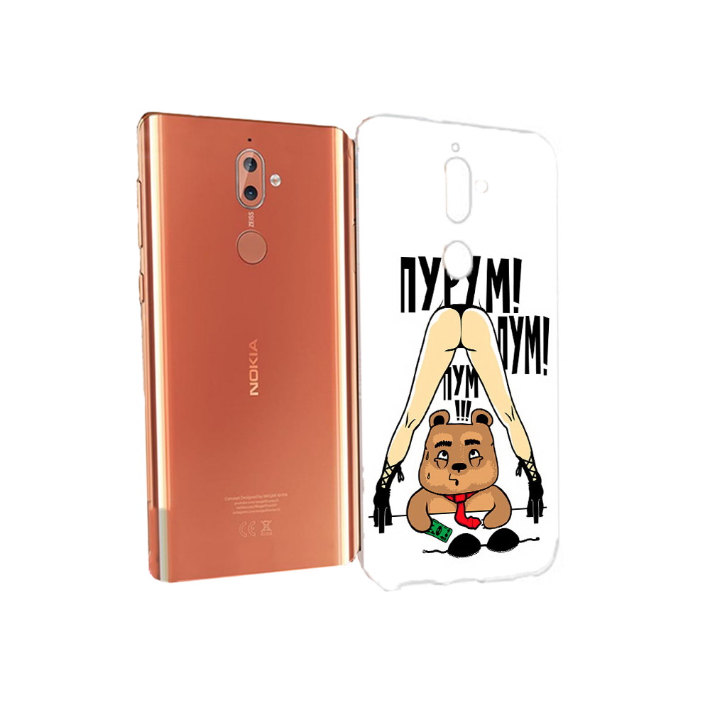 

Чехол MyPads Tocco для Nokia 9 Пурум пум пум (PT126479.94.140), Прозрачный, Tocco