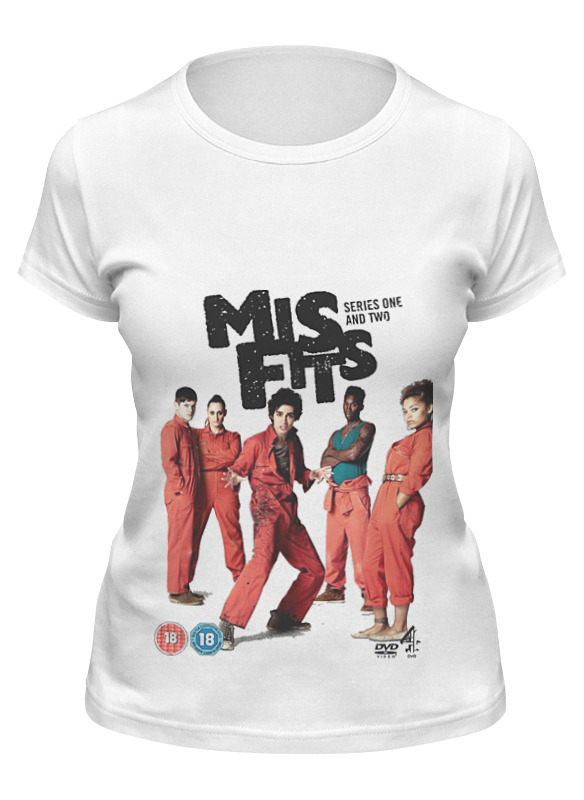 

Футболка женская Printio Отбросы-mis fits белая 2XL, Белый, Отбросы-mis fits