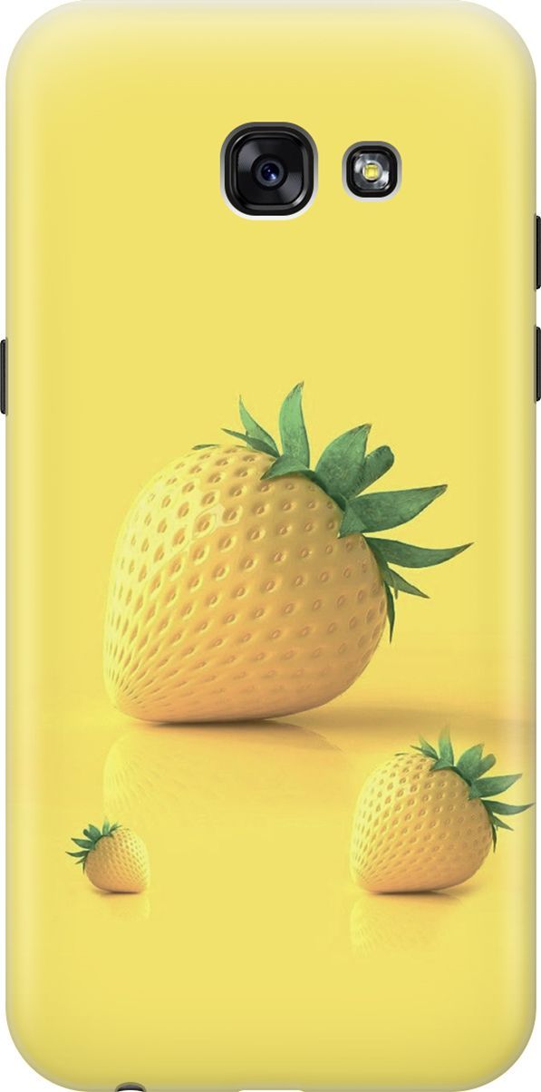 

Чехол на Samsung Galaxy A5 (2017) с принтом "Желтая клубника", Черный, 7149