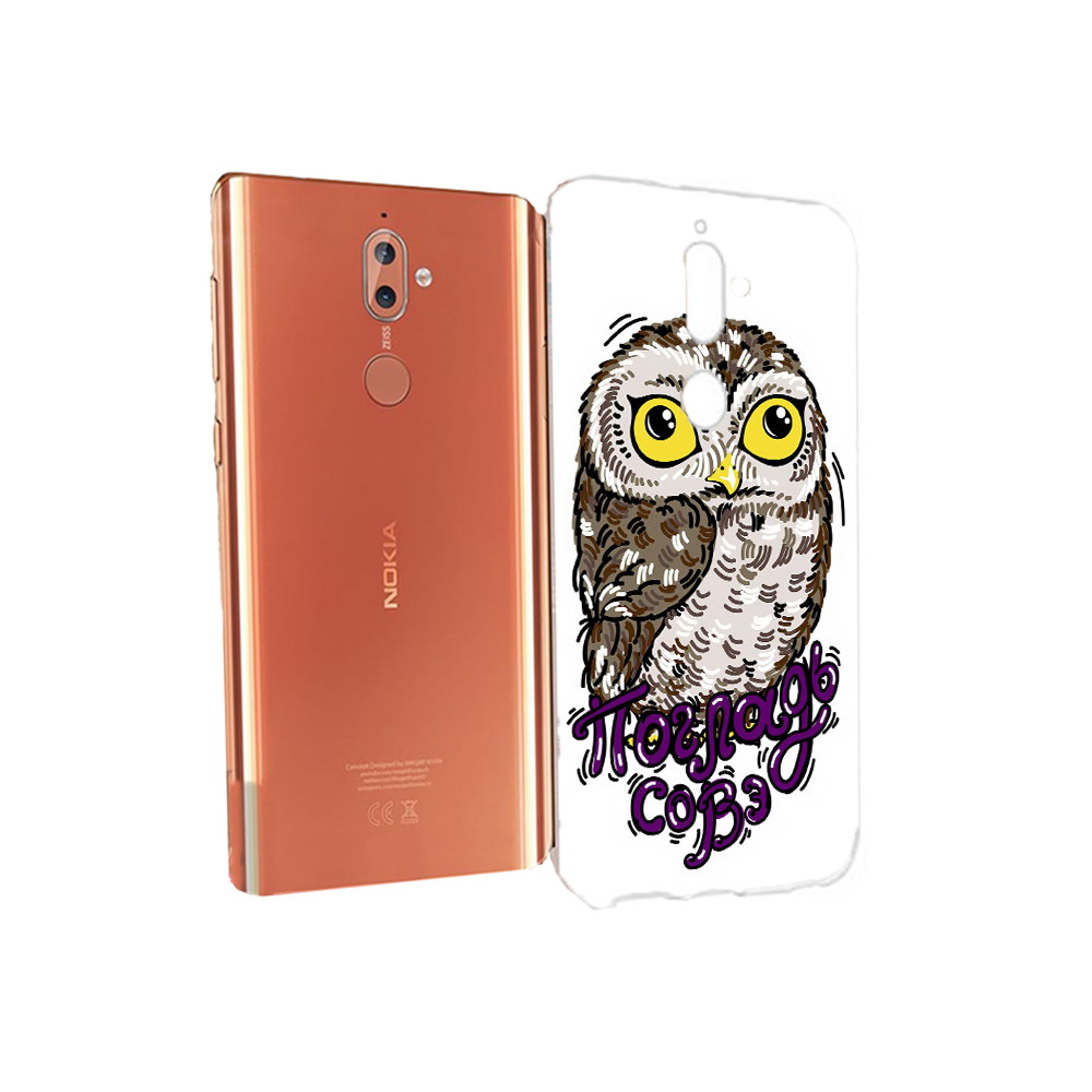 

Чехол MyPads Tocco для Nokia 9 Погладь Совэ (PT126479.94.136), Прозрачный, Tocco
