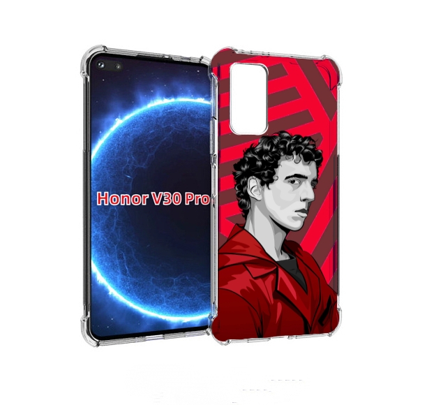 

Чехол бампер MyPads Рио-бумажный-дом для Honor V30 Pro, Прозрачный, Tocco
