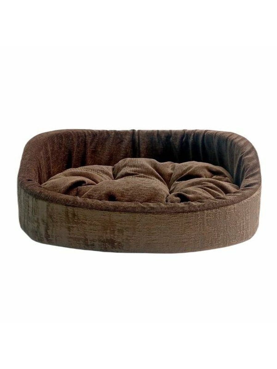 HOMEPET Indigo chocolate 3 57 см х 45 см х 20 см лежак шоколадный для домашних животных 1850₽