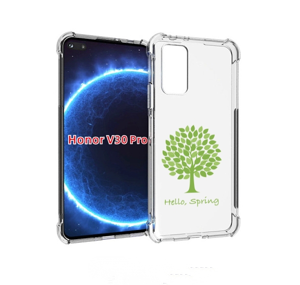

Чехол бампер MyPads Привет-весна для Honor V30 Pro, Прозрачный, Tocco