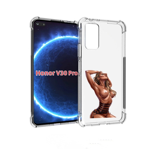 

Чехол бампер MyPads Портупея денский для Honor V30 Pro, Прозрачный, Tocco