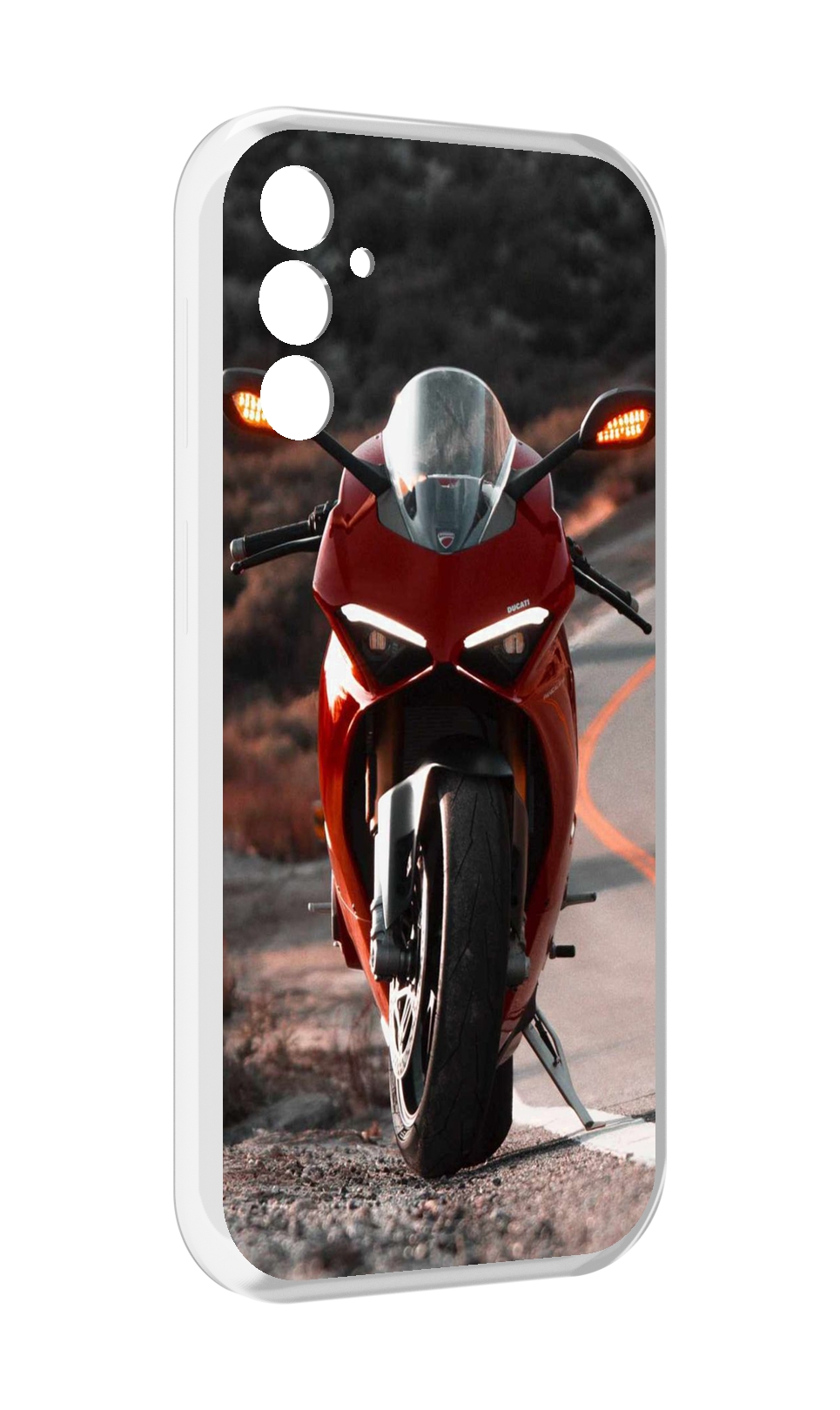 Чехол MyPads дукати мотоцикл для Samsung Galaxy M13