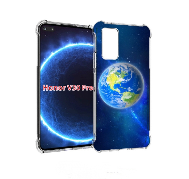 Чехол бампер MyPads Планета-Земля для Honor V30 Pro
