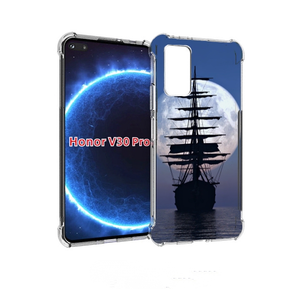 

Чехол бампер MyPads Парус-в-море для Honor V30 Pro, Прозрачный, Tocco