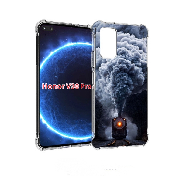 

Чехол бампер MyPads Паровоз для Honor V30 Pro, Прозрачный, Tocco