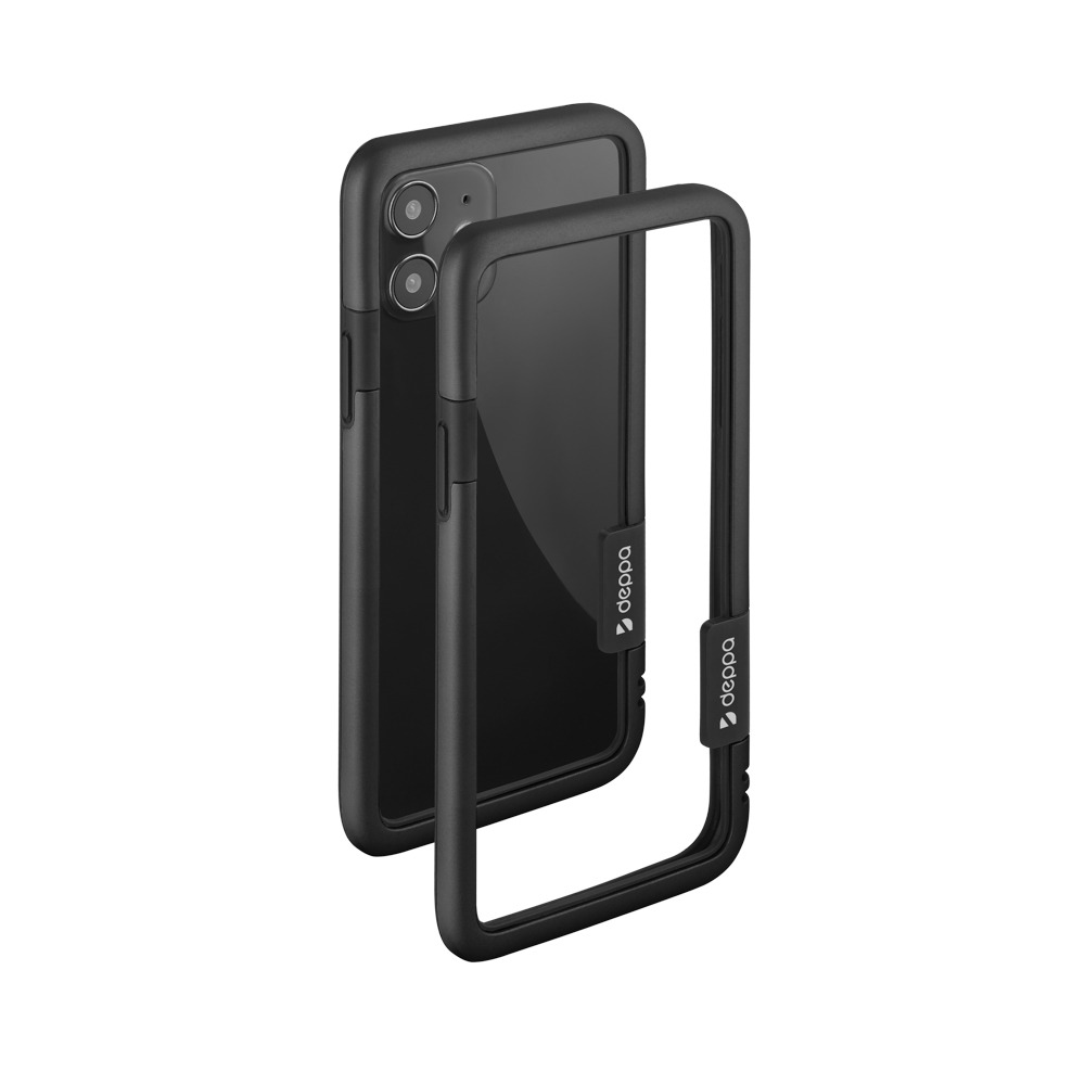 фото Чехол защитный soft bumper для apple iphone 12 mini, чёрный, deppa