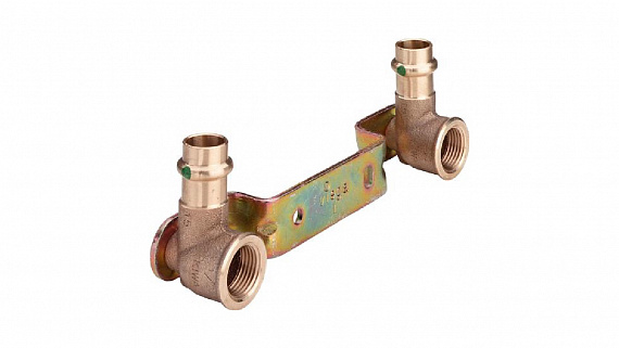 

Viega бронзовый монтажный узел П-образный 15xRp1/2" 150 мм Sanpress, Коричневый